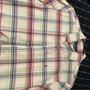 Polo Ralph Lauren Pink and Blue Plaid Dress Shirt